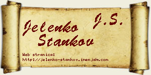 Jelenko Stankov vizit kartica